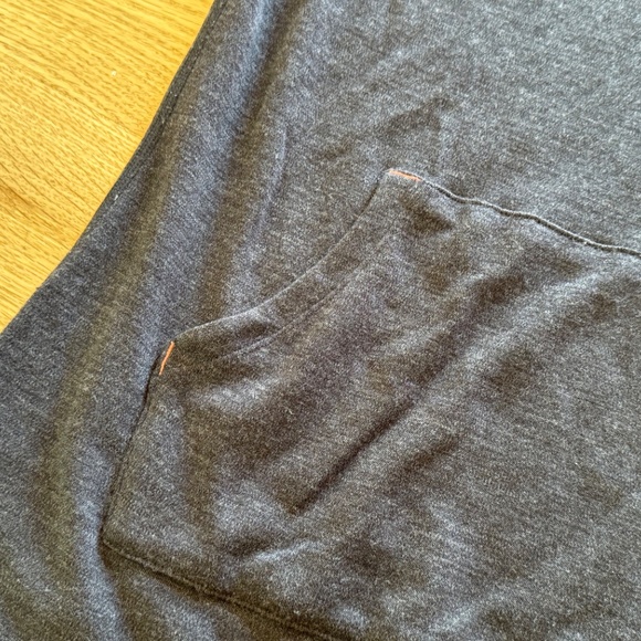 Smartwool Drape Neck Hoodie 250 XS EUC Charcoal Purple - Picture 5 of 10